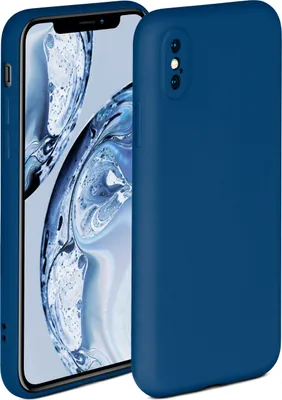 Produktbild von Soft-Case für iPhone XS Max, Farbe:Horizontblau