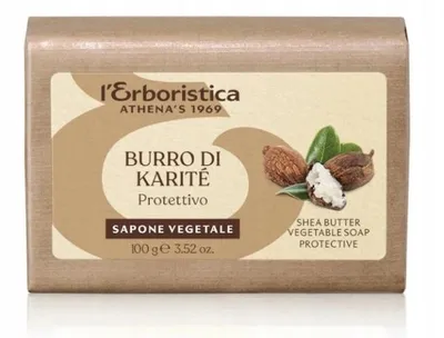 Produktbild von L'Erboristica di Athena's Pflanzliche Karite Butter Seife 100 g