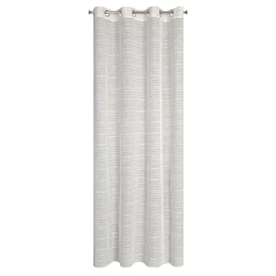 Zdjęcie produktu dla Eurofirany 399418, Przezroczysty, Beżowy, Monochromatyczny, Poliester, Pierścień, 110 g/m²