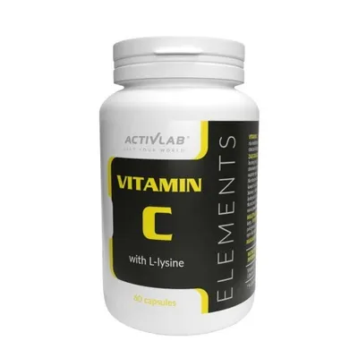 Zdjęcie produktu dla ELEMENTS Vitamin C z l-lizyną uzupełnienie witamin i cennych aminokwasów Activlab