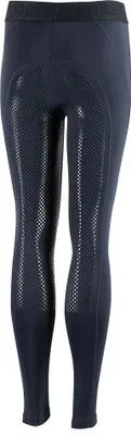 Produktbild von Horze Madison Kinder Reitleggings mit Silikonvollbesatz, Blau, 158-164