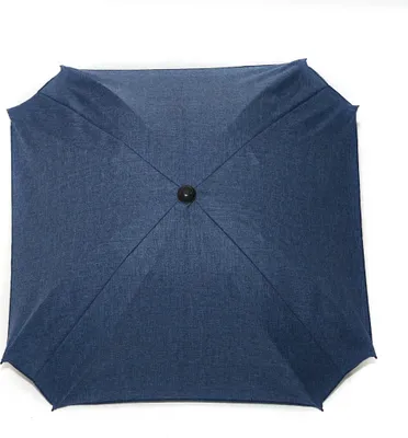 Produktbild von Skyline Sonnenschirm für Kinderwagen flexiblem Befestigungsarm UV-Schutz50+ Sonnensegel Sonnenschutz Kinderwagen-Sonnensegel, Ø70cm, Marineblau Linen