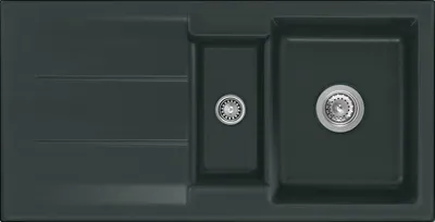 Produktbild von Flächenbündige Spüle GENEA 100 F in EIBE mit Handbetätigung / Einbauspüle / Flächenbündig