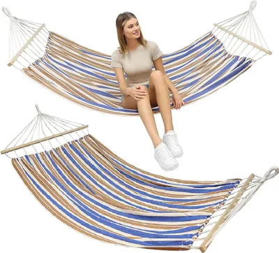 Obrázok produktu pre Záhradná hojdacia sieť pre 2 osoby 200x150cm s tyčou 1052717