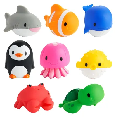 Produktbild von Munchkin Ocean Bath Squirts - 8 Pack, Badespielzeug, Junge/Mädchen, 0,75 Jahr(e), Mehrfarbig