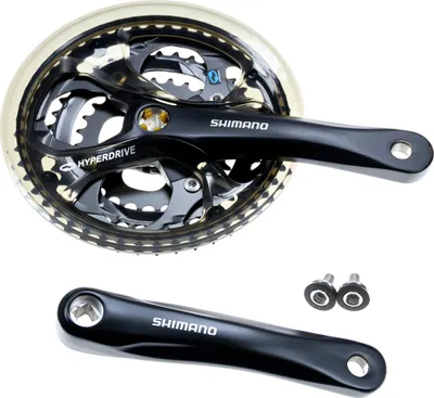 Produktbild von SHIMANO Acera Fahrrad Kurbel Garnitur FC-M361 Vierkant 48-38-28 Zähne Hyper Glide Drive