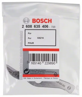 Imagen del producto de Cuchilla para tijera eléctrica de chapa GSZ 160, diseño: recta, 1,6 mm