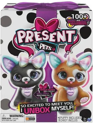 Zdjęcie produktu dla Present Pets GFT PresentPets Glitter BP GML, Zwierzęta zabawki, 5 lat(a), Interaktywny, Brzmienie, AAA, Baterie w zestawie