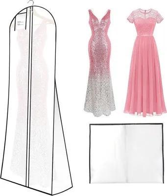 Produktbild von Famanu Kleiderhülle für Hochzeitskleider - Staubdicht und praktisch