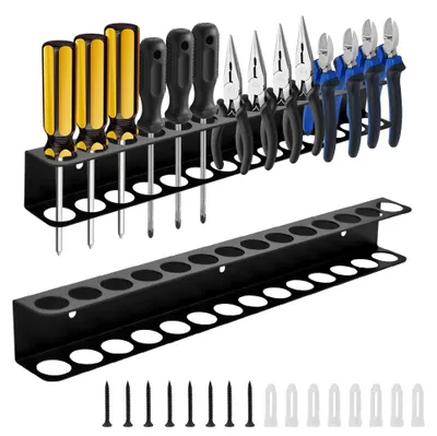 Werkzeug-Wandhalter 2er-Set, Zangenhalter, Organizer, 40x4,5x4 cm