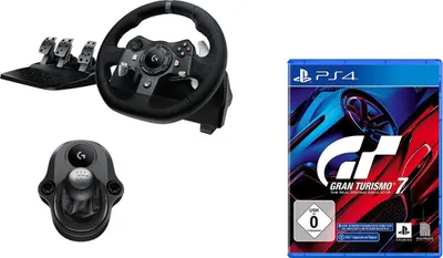 Produktbild von Logitech G G920 für PC, Xbox inkl. Logitech  Shifter inkl. Gran Turismo 7 | Standard Edition PS4 Spiel