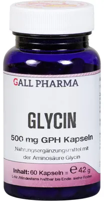 Obrázek produktu pro GALL PHARMA Glycin 500 mg GPH kapsle, 60 kapslí