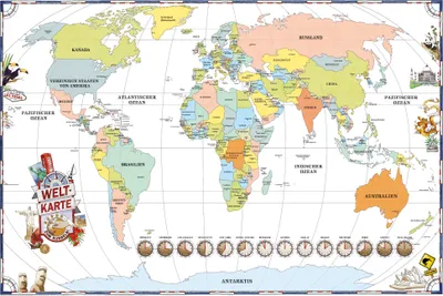 Immagine prodotto di Mappa da grattare Landkarten - Mappa da grattare - Mappamondo politico + 1 poster di dimensioni 61x91,5 cm