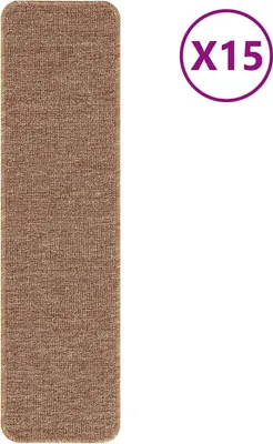 Zdjęcie produktu dla vidaXL Maty antypoślizgowe na schody 15 szt. żółte 75 x 20 cm PP