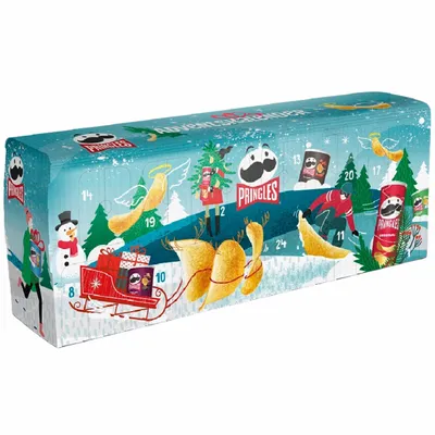 Produktbild von Pringles Adventskalender türkis