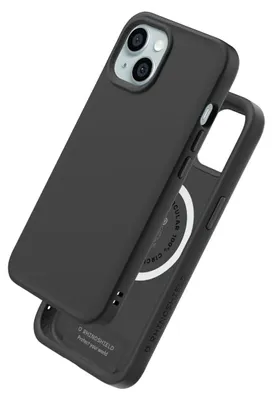 Image de Rhinoshield, coque MagSafe SolidX résistante aux chocs pour Apple iPhone 15 Plus, noir