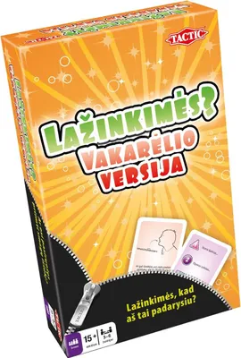 Produktbild von Taktik-Brettspiel Wetten wollen? Partyreisen (auf Litauisch)