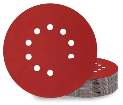 Obrázek produktu pro Brusný papír Klett 225 mm, zrnitost P1000, s 10 otvory, 25 kusů, určený pro brusky na sádrokarton
