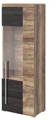 Produktbild von Meublorama HA-ROGER-226ZZH06*1C/40KG, 1 Tür(en), 4 Regale, Braun, Mitteldichte Faserplatte (MDF), 2 Jahr(e), 350 mm