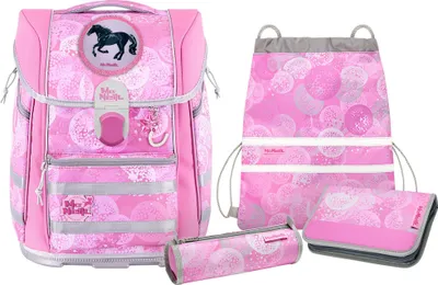Image de McNeill sac d'école Biggy Schoolbag Set 5 pièces Beauty rose