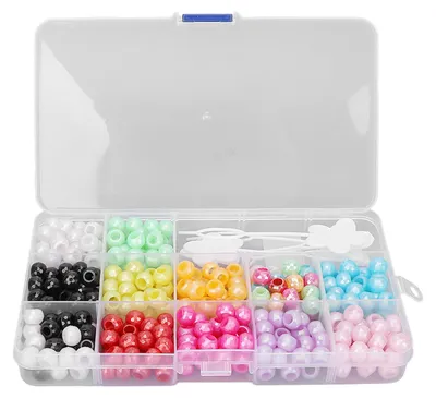 Image de Lot de 365 perles colorées pour tresses et dreadlocks – Accessoires de décoration DIY pour cheveux et barbe