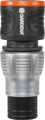 Obrázok produktu pre Gardena 18253-20, Konektor na hadicu, 1/2", Kov, Plast, Čierna, Kovová