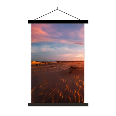 Produktbild von MuchoWow® Textilposter Sand - Landschaft - Himmel - Wüste 120x180 cm mit schwarzem Rahmen - Fotos