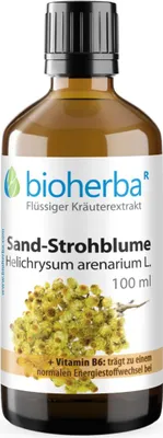 Produktbild von Bioherba Sand-Strohblume Helichrysum arenarium L. Tropfen Tinktur 100ml