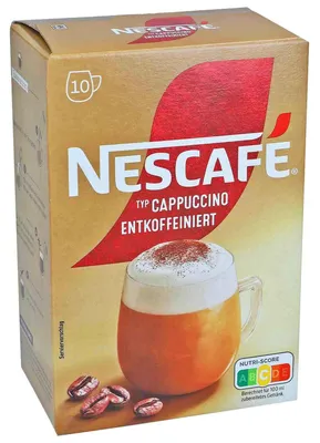 Immagine prodotto di Nescafé Gold Type Cappuccino Decaffeinato, caffè istantaneo, caffè istantaneo, caffè istantaneo, 10 porzioni, 012435588