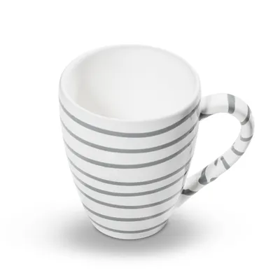 Produktbild von Gmundner Keramik Graugeflammt Frühstücksbecher 0,3 ltr.