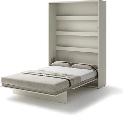 Produktbild von Schrankbett 140 x 200 Vertikal BC-01 Kaschmir LENART BED CONCEPT Wandklappbett
