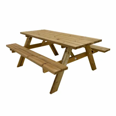 Produktbild von Axi Picknicktisch Julie 177 x 154 x 74 cm Natur Kiefernholz