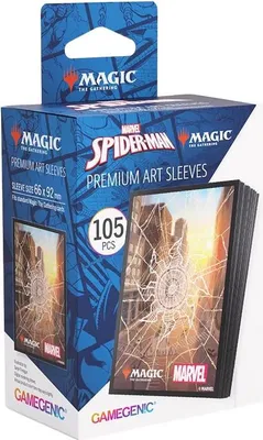 Produktbild von Magic: The Gathering Marvel's Spider-Man Premium Art Sleeves Spider-Man Plains