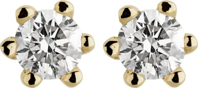 Produktbild von Orolino Ohrringe 585/- Gold 0,3cm gelb Brillant weiß 067320091-1
