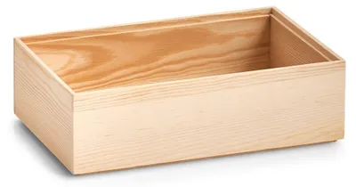 Productafbeelding van Opbergdoos van grenenhout, natuurlijk, ca. 23 x 15 x 7 cm