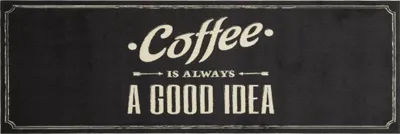 Produktbild von vidaXL Küchenteppich Waschbar Kaffee 60x180 cm Samt