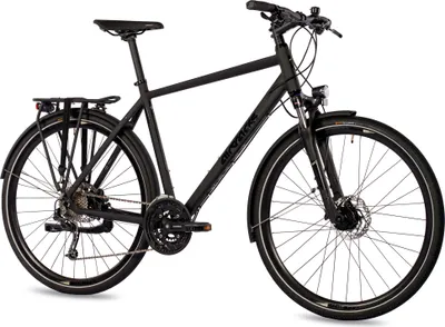 Produktbild von Airtracks Herren Trekking Fahrrad 28 Zoll TR.2855 Deore 27 Gang M592 SGS Schwarz 52cm für Körpergröße 165-175cm