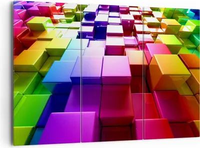 Produktbild von Bild auf Leinwand - Leinwandbild - Abstrakt bunt entwurf muster - 165x110cm - Wand Bild - Wanddeko - Leinwanddruck - Bilder - Kunstdruck - Wanddekoration - Leinwand bilder - Wandkunst - CE165x110-2174