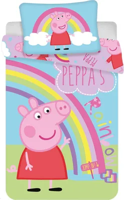 Produktbild von Jerry Fabrics PEP016 Baby Bettwäsche Peppa Wutz 100x135 cm