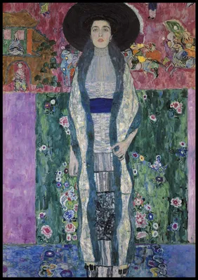 Zdjęcie produktu dla Plakat 70x100cm Portret Adele Bloch-Bauer 2, Gustaw Klimt Vintage