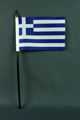 Produktbild von Flagge am Stab Griechenland 10x15 cm Handflagge Stockflagge Fähnchen