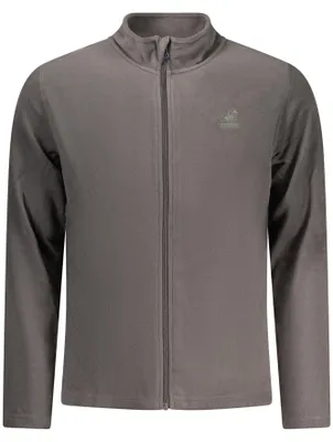 Produktbild von Eleganter Herren-Fleecepullover mit Reißverschluss und Stickerei-Details
