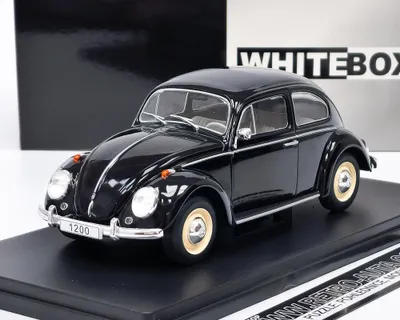 Zdjęcie produktu dla Volkswagen Beetle 1200 (1960) czarny Whitebox 1:24