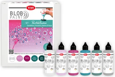 Immagine prodotto di Set di colori ViVA DECOR Blob Paint "Dandelion" 6 pezzi