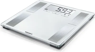 Immagine prodotto di Soehnle Shape Sense Connect 100, Bilancia pesapersone elettronica, 180 kg, 100 g, argento, kg, lb, ST, rettangolare