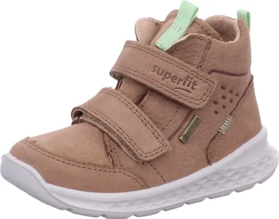 Produktbild von Superfit Gore-Tex Breeze High Kleinkinder Wasserdichte Klettschuhe Braun/Hellgrün, 1-000367-3020