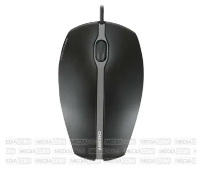 Produktbild von CHERRY GENTIX SILENT Kabelgebundene Maus, Schwarz, USB, Beidhändig, Optisch, USB Typ-A, 1000 DPI, Schwarz
