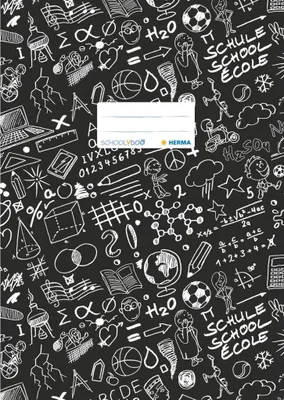 Produktbild von HERMA Heftschoner "Schoolydoo" DIN A4 aus PP schwarz