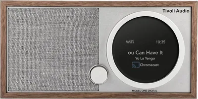 Produktbild von Tivoli Audio One Digital (Gen. 2), Persönlich, Analog & Digital, DAB, DAB+, FM, Schwarz, Silber, Aluminium, Stoff, Holz, Spotify, Den Gezeiten unterworfen, Deezer, Einschalten, Pandora