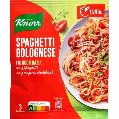 Produktbild von Knorr Fix Spaghetti Bolognese 40g
